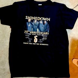 Shinedown 20th Anniversary Black T-Shirt men’s extra large